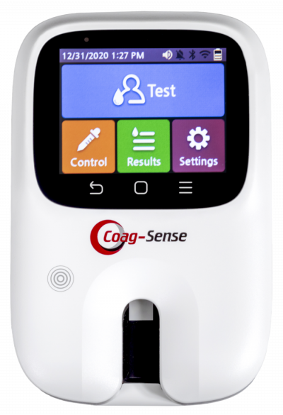 Coag-Sense handheld meter