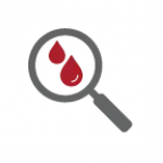 Icon of magnifying glass with droplets to represent Simple and Reliable PT/INR Testing Assure PT Care measures direct prothrombin time (PT) in patients on anticoagulation therapy using warfarin. Assure® PT Care PT/INR Monitoring System, a device that gives you fast and precise results for optimal therapy management. ARKRAY USA, Inc.